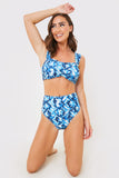 Ruched Front Bikini Top